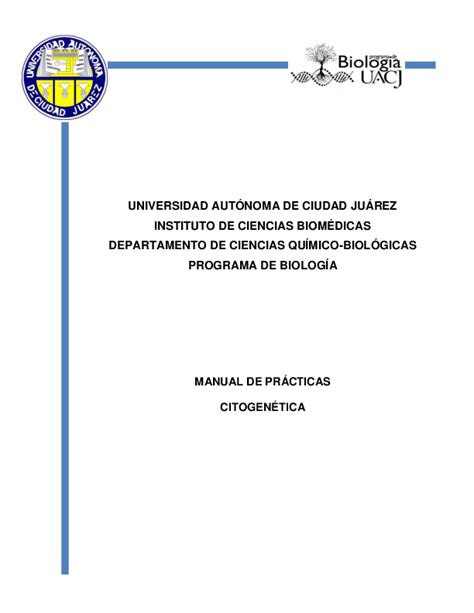 Pdf Universidad AutÓnoma De Ciudad JuÁrez Instituto De Ciencias BiomÉdicas Departamento De