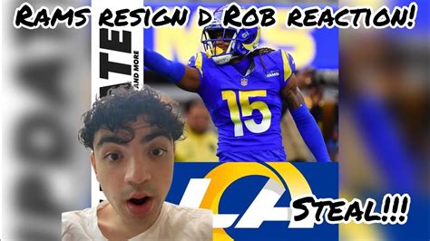 Steal Rams Demarcus Robinson Agree To One Year Deal Worth Million