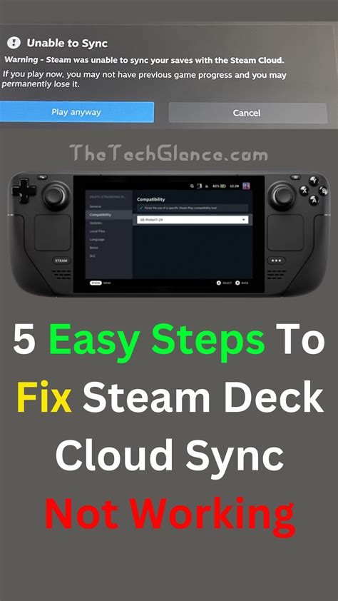 Easy Steps To Fix Steam Deck Cloud Sync Not Working Sync Dating