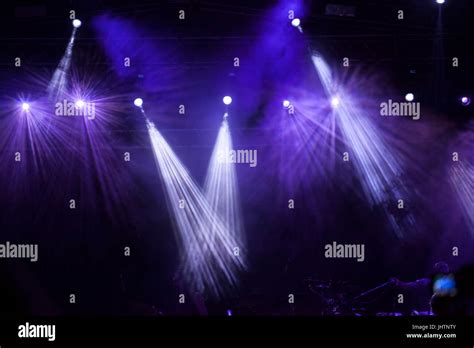 Colorful Stage Lights Stock Photo Alamy