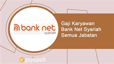 Gaji Pegawai Bank Net Indonesia Syariah Tbk Gaji Pegawai Bank