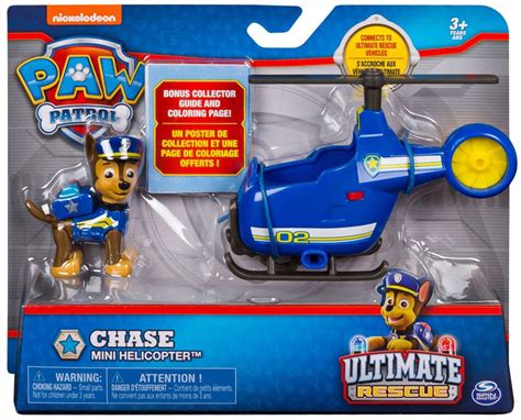 Paw Patrol Ultimate Rescue Chase Mini Helicopter Vehicle Figure Spin Master - ToyWiz