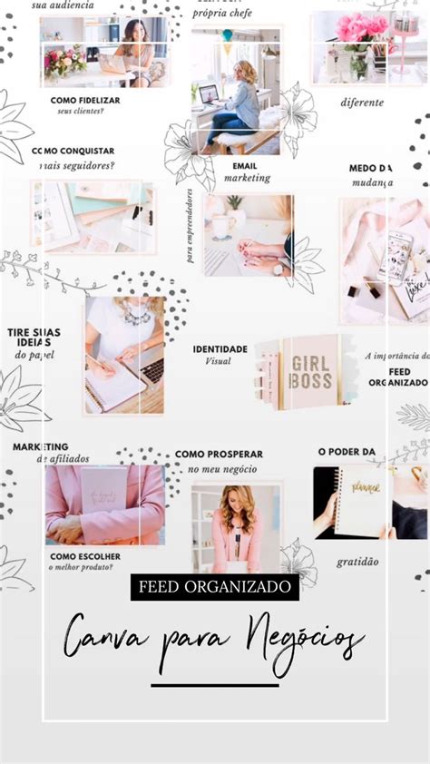 Como Criar Feed Organizado Com O Canva [vídeo] Idéias De Marketing