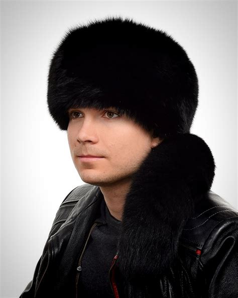 Men S Fur Hats Made Of Fox Mink Rabbit Finn Raccoon FOX