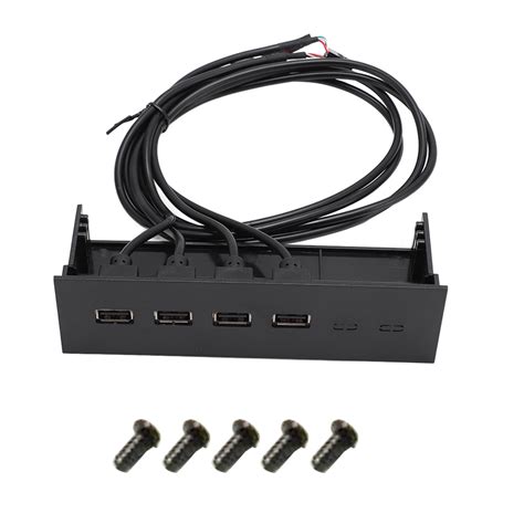 USB Front Panel Hub 5.25in 4 Ports High Speed Stable Plug and Play ...