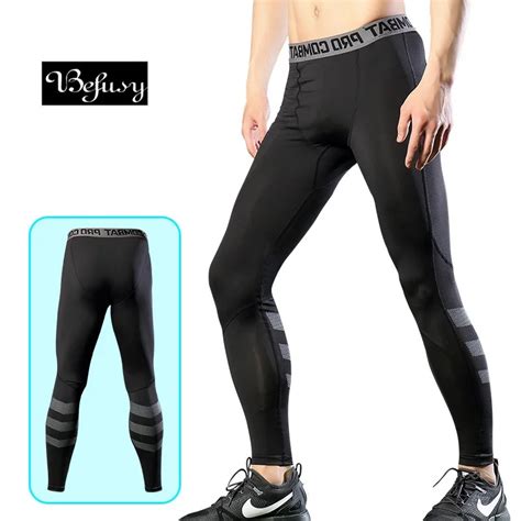 Running Tights Men Sports Leggings Sportswear Long Trousers Winter