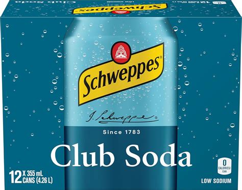 Schweppes Club Soda 12x355ml Amazonca Grocery And Gourmet Food