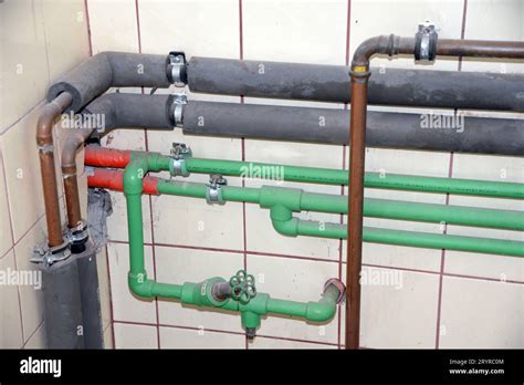 Old Water Pipes Stock Photo Alamy