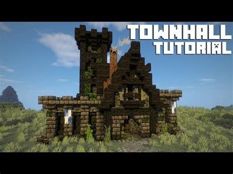 Minecraft TUTORIAL - Town Hall / Town Centre [ + Download ] | Minecraft ...