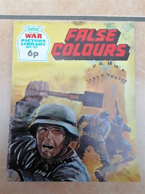 A Fleetway War Picture Library Pocket Comic Book Magazine 768 False Colours £125 Picclick Uk