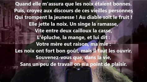 La Guenon Le Singe Et La Noix Jean Pierre Claris De Florian Lu Par