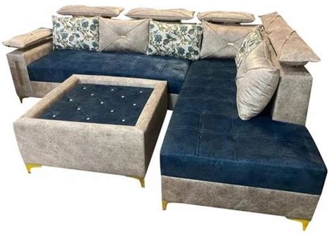 6 Seater Rexin Corner L Shape Sofa Set Without Lounger At Rs 35000 Set