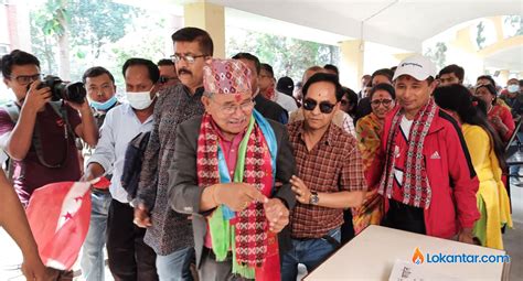 Chiribabu Maharjan Files Nomination For Mayor Of Lalitpur Metropolitan City