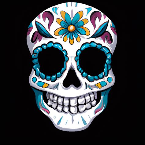 Calavera Skull Illustration · Creative Fabrica