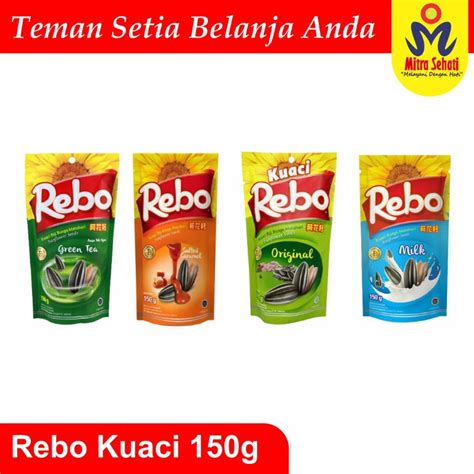 Jual Kuaci Rebo Gr Ukuran Besar Berbagai Rasa Original Greentea