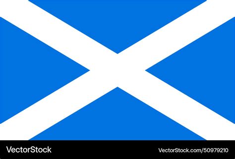 Flag of scotland Royalty Free Vector Image - VectorStock