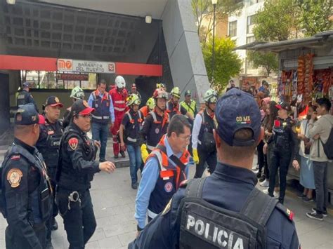 Mujer cae a las vías del Metro y es rescatada con vida IMAGEN RADIO