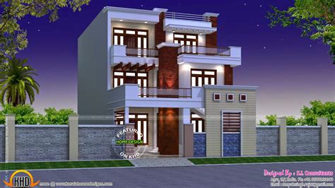 3 Storied Modern Home Design Kerala Home Design And Floor Plans 9k Dream Houses