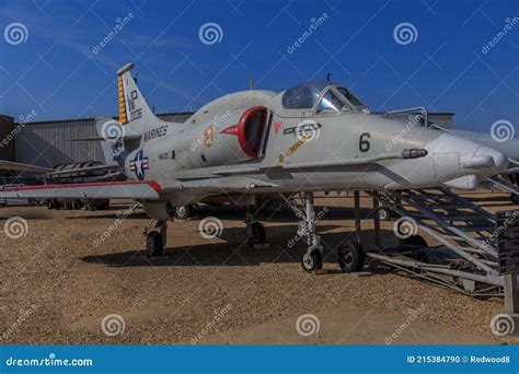 Mcdonnell Douglas Skyhawk A4m Avión a Reacción Imagen editorial