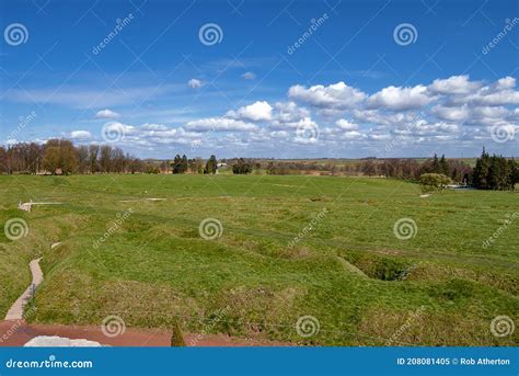 The Preserved Trenches From The Battle Of The Somme Where The