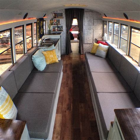 40-Foot Carpenter School Bus Rebuilt By 8 College Students