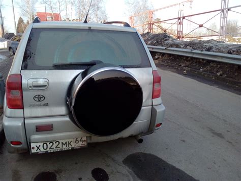 Колпак запаски хром — Toyota RAV4 (II), 2 л, 2003 года | стайлинг | DRIVE2