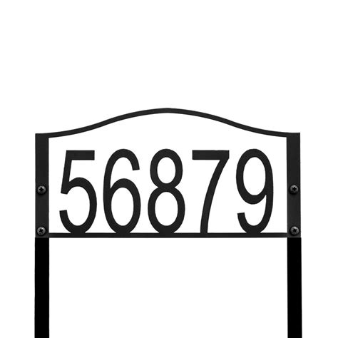 Custom House Number Arch Address Sign Modern Metal Outdoor Etsy