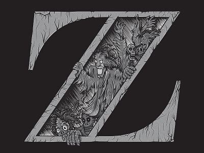 Z is for Zombie by Typearture on Dribbble