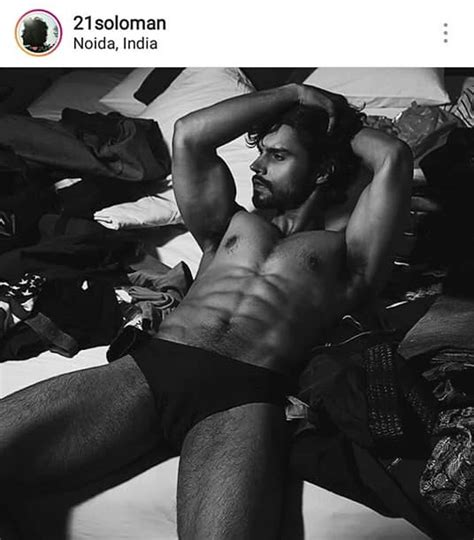 Shirtless Bollywood Men Indian Male Model In His Bikini Briefs