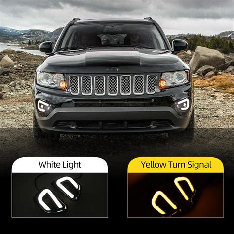 Buy Pcs For Jeep Compass Led Drl Day