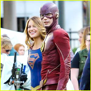 Grant Gustin Films Final Scenes With Melissa Benoist For Flash