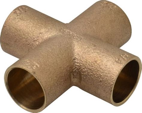 Nibco Cast Copper Pipe Cross 34 Fitting C X C X C Pressure