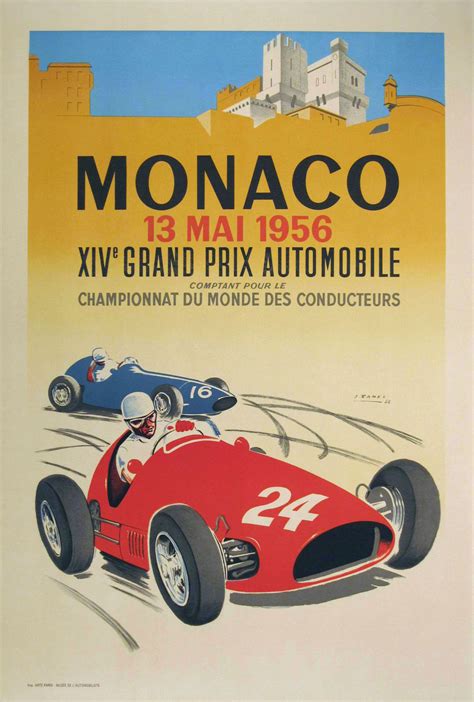 The Monaco Grand Prix Twenty Four Vintage Posters