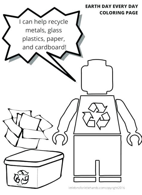 Printable Recycling Coloring Pages At Free Printable