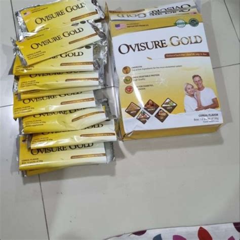 Jual New Susu Ovisure Gold Original Box Isi Sachet Kesehatan