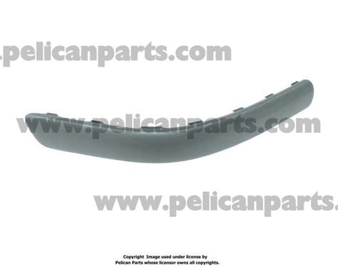 Bumper Moulding Genuine Audi Volkswagen 1J6807791AGRU 1J6 807 791 A GRU