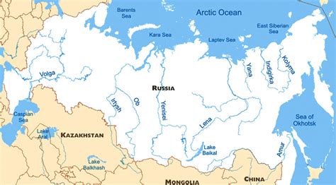 Yenisei River Map Russia Vickie Weiss Flickr