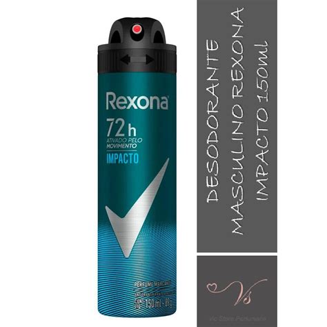 Desodorante Antitranspirante Aerosol Masculino Rexona Impacto 72 Horas