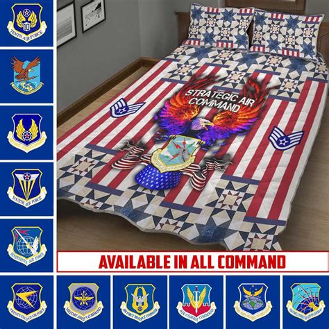 Customized Usaf Command A0467 Quilt Set Medalmerch