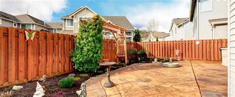 10 Modern Yard Fencing Styles Hankins Decks Llc