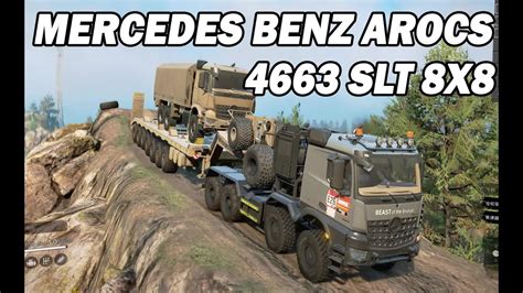 Mercedes Benz Arocs Slt X Snowrunner Mod Youtube