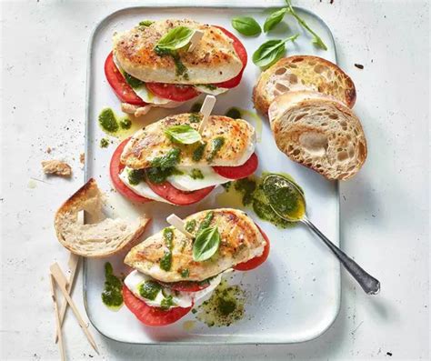 Pouletbr Stli Caprese Rezept Betty Bossi