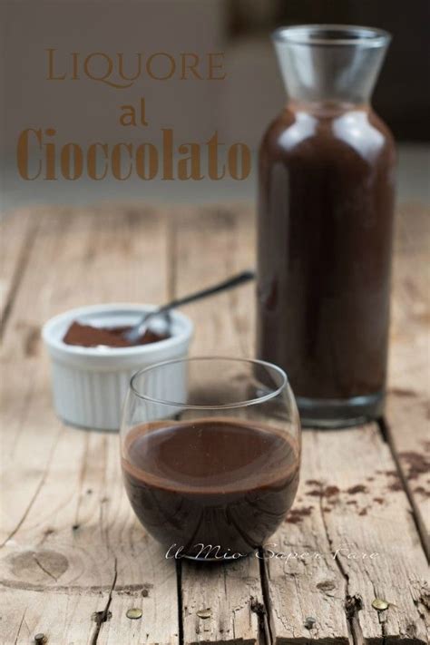 Liquore Al Cioccolato Ricetta Con Cacao E Panna Il Mio Saper Fare