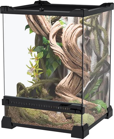 Amazon Lurmmue Reptile Glass Terrarium Tank 8 X8 X12 Enclosure