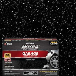 Rust Oleum RockSolid 180 Oz Modern Greige Polycuramine 2 5 Car Garage