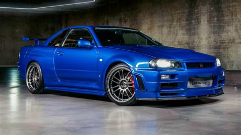 The Fast & Furious Nissan R34 GT-R Driven By Paul Walker Sells For Record $1.4M | Carscoops