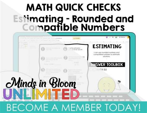 Google Slide Math Quick Checks Great For Th Graders Estimating