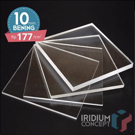 Akrilik Lembaran Bening Mm Acrylic Sheet Transparent Mm Custom