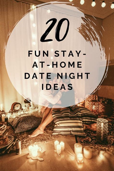 20 Fun Stay At Home Date Night Ideas At Home Date Nights At Home Date Date Night