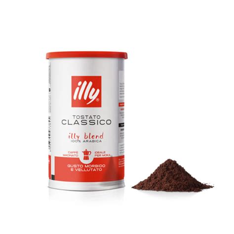 Barattolo caffè macinato per moka Tostato Classico 200g Illy